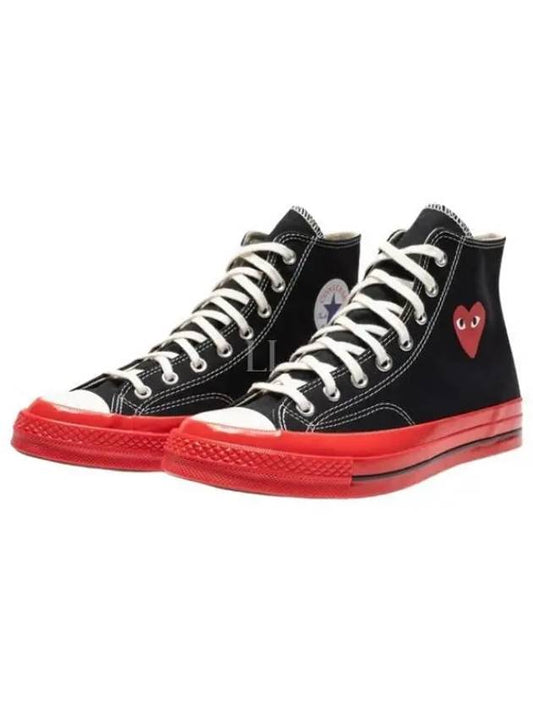 Chuck 70 High Top Sneakers P1 K124 1 Black - COMME DES GARCONS - BALAAN 2