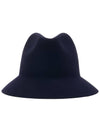 My Journey Hare Hair Baby Cashmere Fedora Navy - LORO PIANA - BALAAN 3