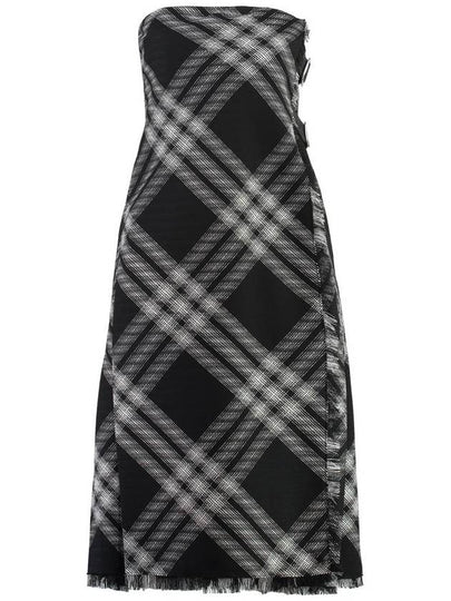 24 ss Wool KILT Dress WITH Check Motif 8083033A7680 B0651009600 - BURBERRY - BALAAN 2