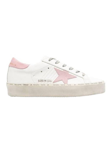 Women's Hi Star Leather Low Top Sneakers White - GOLDEN GOOSE - BALAAN 1