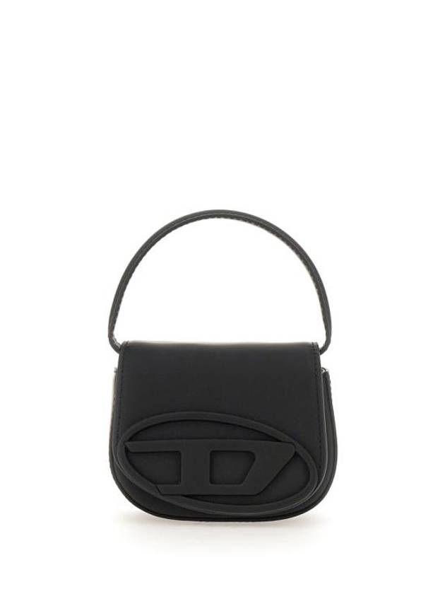 1DR Iconic Leather Mini Bag Black - DIESEL - BALAAN 1