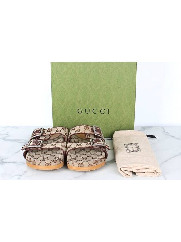 GG logo velcro sandals 5 250 - GUCCI - BALAAN 2