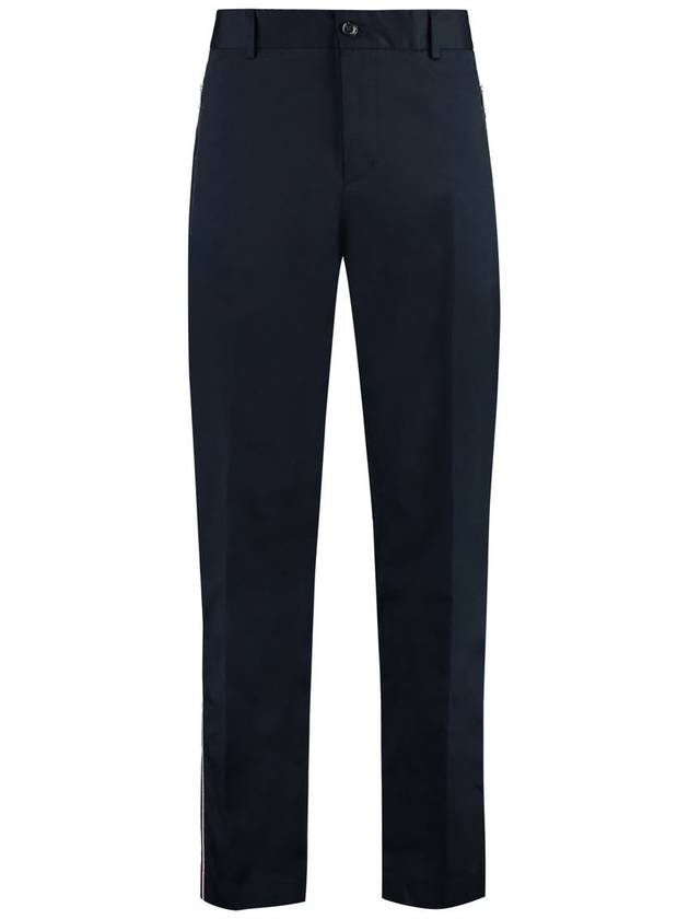 Gabardine Straight Pants Dark Blue - MONCLER - BALAAN 2