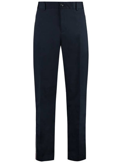 Gabardine Straight Pants Dark Blue - MONCLER - BALAAN 2