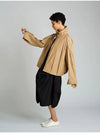 Coated Volume Jacket Beige - ATHPLATFORM - BALAAN 1