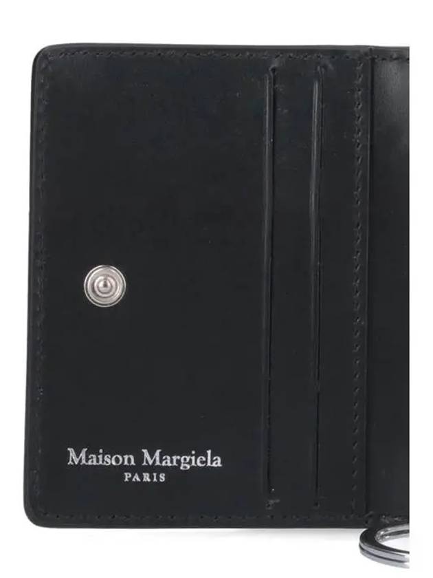 Stitch Keyring Card Wallet Black - MAISON MARGIELA - BALAAN 4