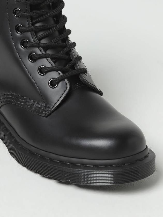 1460 Mono Milled Nubuck Leather Lace Up Worker Boots Black - DR. MARTENS - BALAAN 5