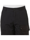 Nylon Tactel Cargo Bermuda Shorts Black - TEN C - BALAAN 7