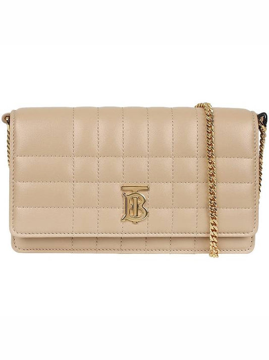 Lola Quilted Clutch Cross Bag Beige - BURBERRY - BALAAN 2