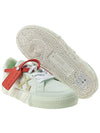 Vulcanized Canvas Low Top Sneakers Mint Light Yellow - OFF WHITE - BALAAN 6