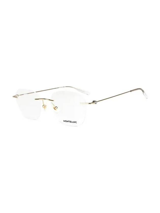 Eyewear Round Metal Eyeglasses Gold - MONTBLANC - BALAAN 4