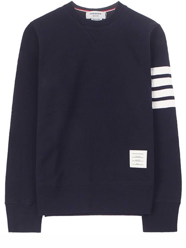 4 Bar Loopback Jersey Sweatshirt Navy - THOM BROWNE - BALAAN 2