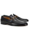 Jordaan Leather Loafers Black - GUCCI - BALAAN 3