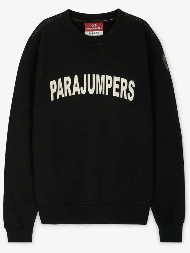 Men's Logo Black Sweatshirt PMFLGF01 541 - PARAJUMPERS - BALAAN 2