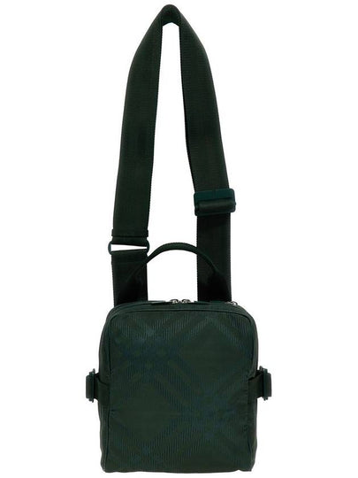 Checked Zipped Cross Bag Green - BURBERRY - BALAAN 2