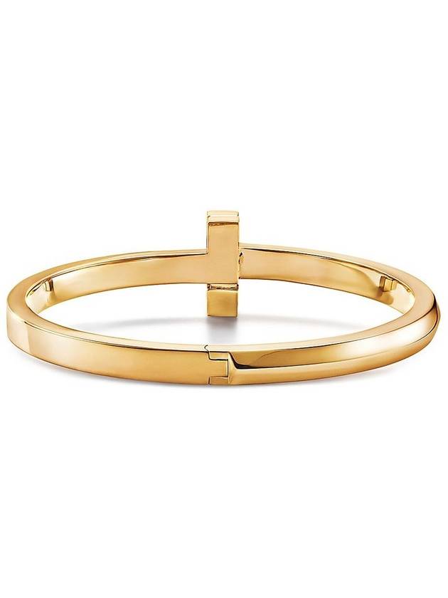 Tiffany T T1 Wide Hinged Bangle 18K Gold 68127092 - TIFFANY & CO. - BALAAN 6