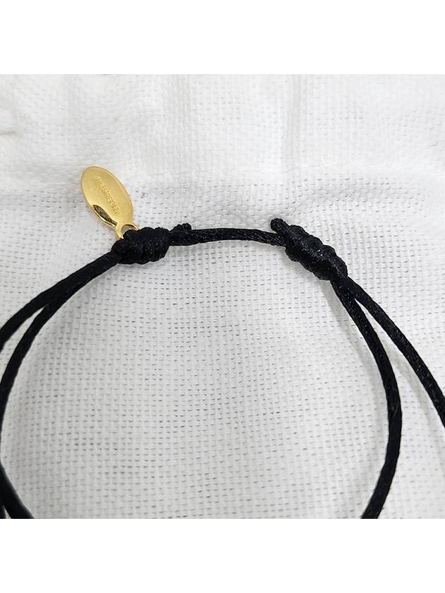 V Logo Garavani Bracelet Black - VALENTINO - BALAAN 8