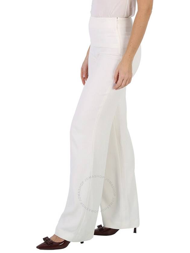 Women's High Waist Wide Pants White - STELLA MCCARTNEY - BALAAN 3