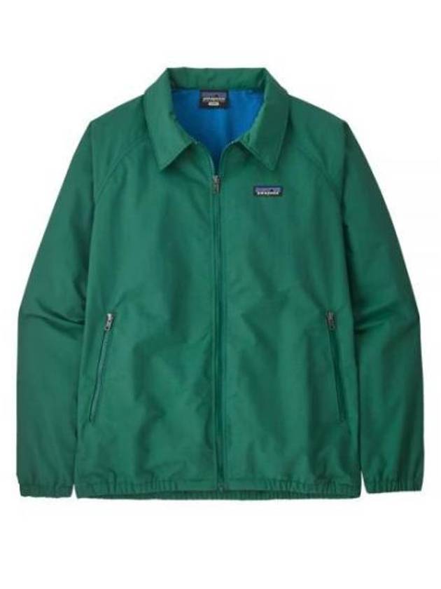 Men's Baggies Logo Patch Zip Pocket Zip-Up Jacket Conifer Green - PATAGONIA - BALAAN 2