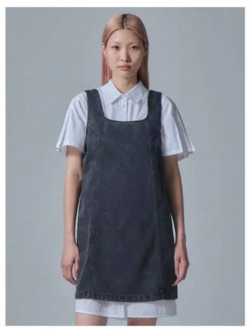 Half sleeve shirt dress one piece white domestic product - JUUN.J - BALAAN 1