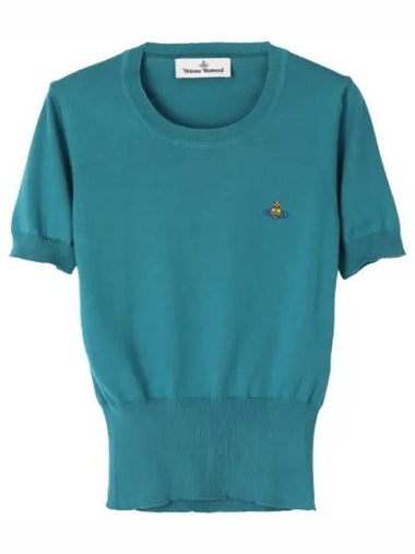 Bea Top Round Knit Short Sleeve T Shirt - VIVIENNE WESTWOOD - BALAAN 1