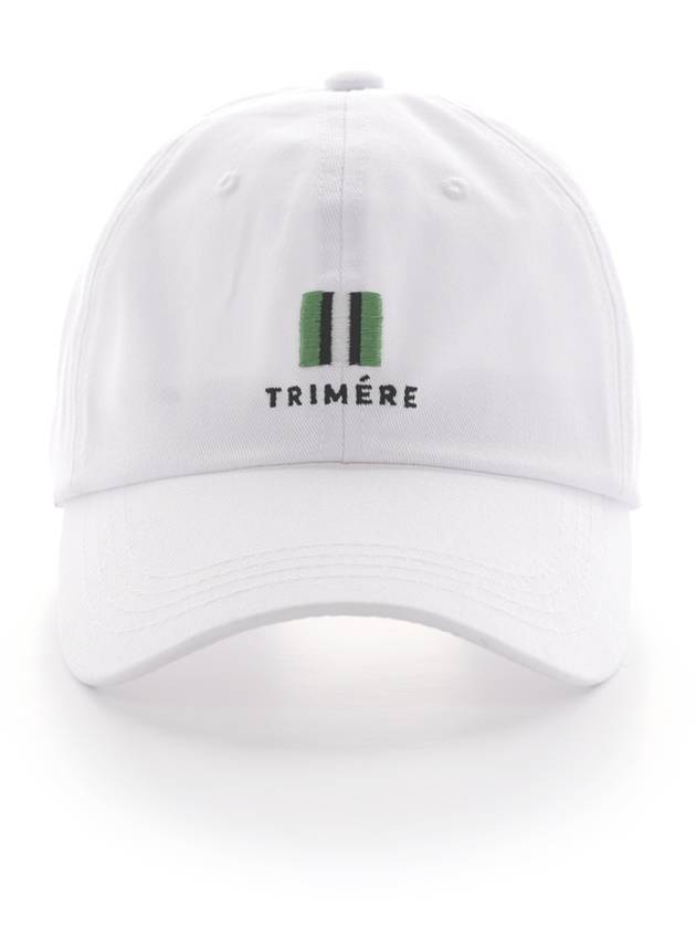 Logo ball cap WHITE T22UTH0111 - TRIMERE - BALAAN 1