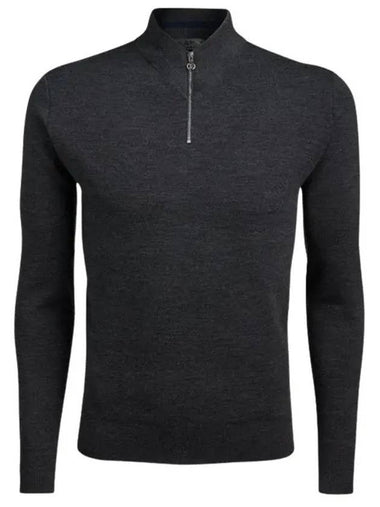 Merino Wool Quarter Zipper Long Sleeve T-shirt G4MF22S24 CHGR - G/FORE - BALAAN 1