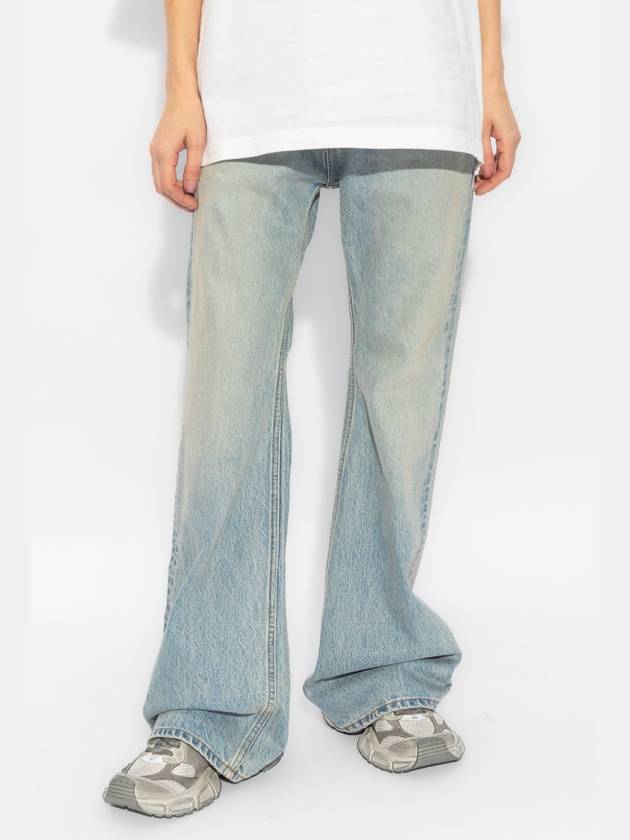 High Waist Wide Leg Jeans Blue - BALENCIAGA - BALAAN 4