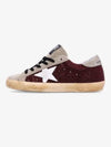 Superstar Clitter Low Top Sneakers Bordeaux - GOLDEN GOOSE - BALAAN 2