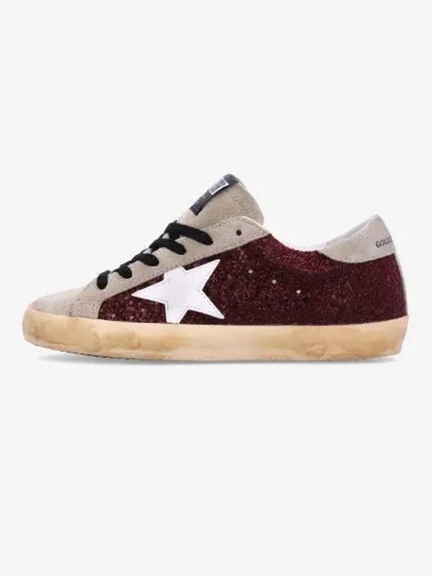 Superstar Clitter Low Top Sneakers Bordeaux - GOLDEN GOOSE - BALAAN 2