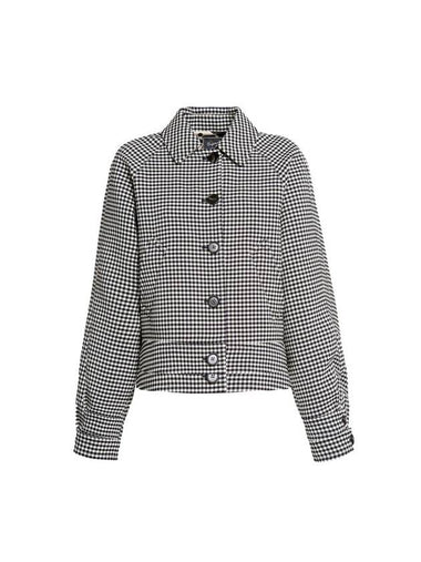 reversible checked wool jacket - MARNI - BALAAN 1