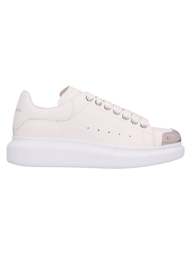 Oversized Lace-up Low Top Sneakers White - ALEXANDER MCQUEEN - BALAAN 2