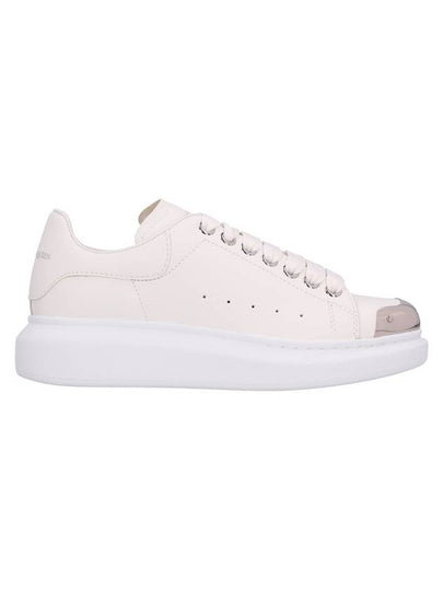 Oversized Lace-up Low Top Sneakers White - ALEXANDER MCQUEEN - BALAAN 2