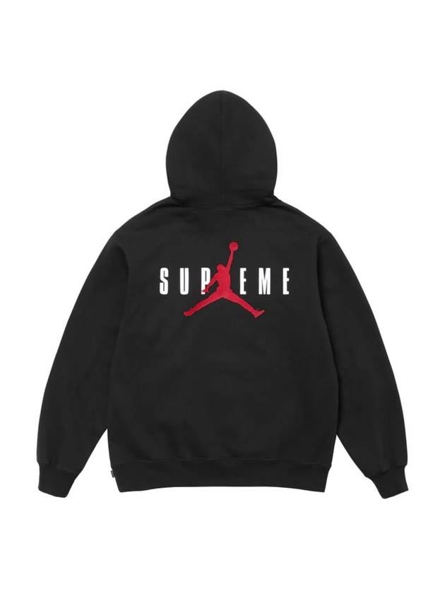 Jordan logo print hoodie black - SUPREME - BALAAN 1