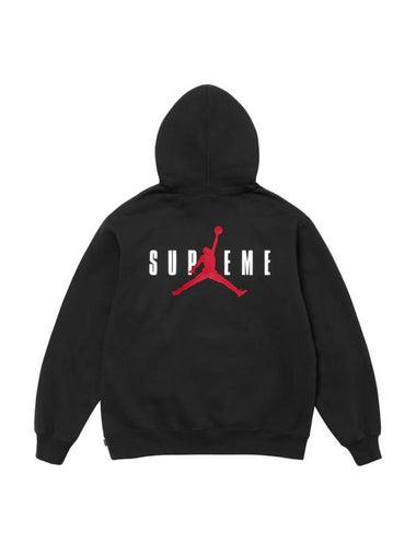 Jordan logo print hoodie black - SUPREME - BALAAN 1