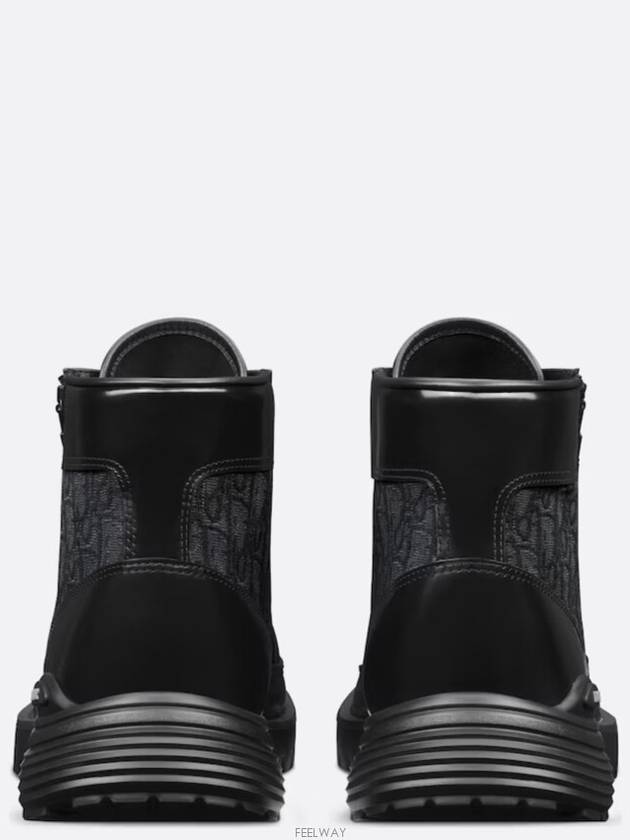 Combat Oblique Ankle Boots Black - DIOR - BALAAN 8