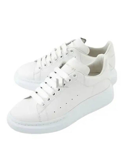 Larry Two Tone Suede Leather Low Top Sneakers White - ALEXANDER MCQUEEN - BALAAN 2