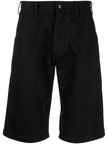 Raf Simons Men's Black Knee-Length Denim Shorts, Brand Size 46 (US Size 36) - RAF SIMONS - BALAAN 1