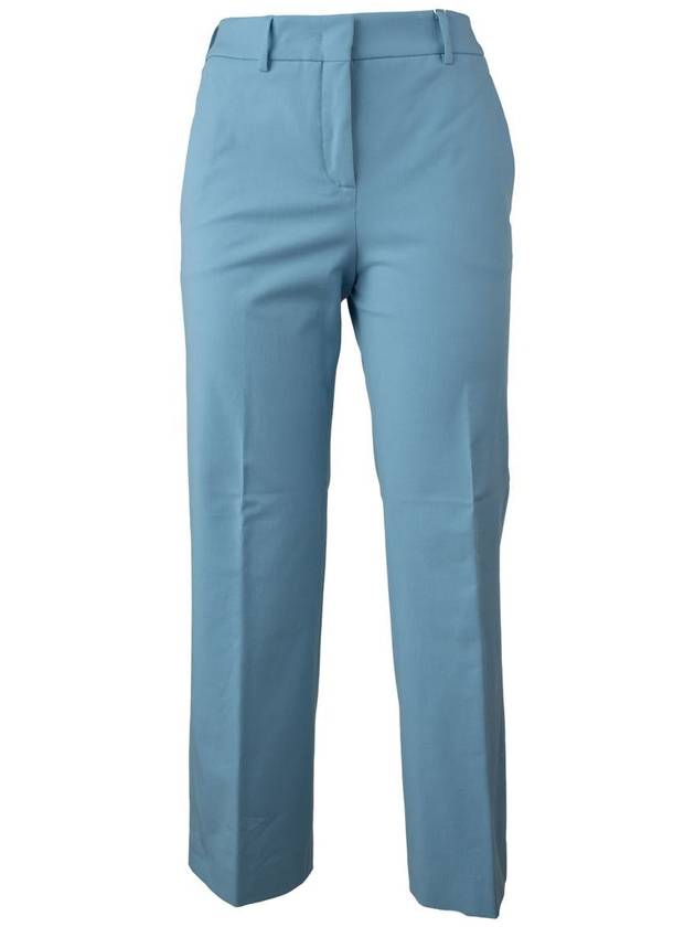 Incotex Light Blue Cotton Pants - INCOTEX - BALAAN 1