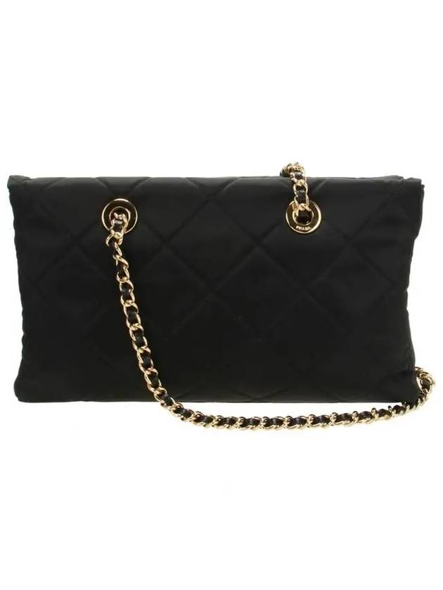 1995 chain medium shoulder bag black - PRADA - BALAAN 4