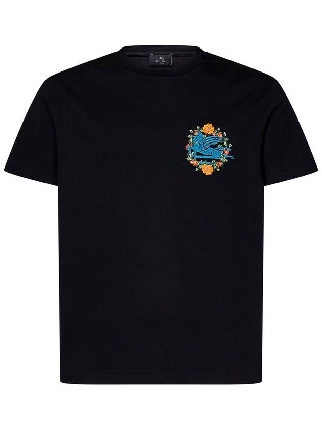 Etro Logo Embroidery T-Shirt - ETRO - BALAAN 1