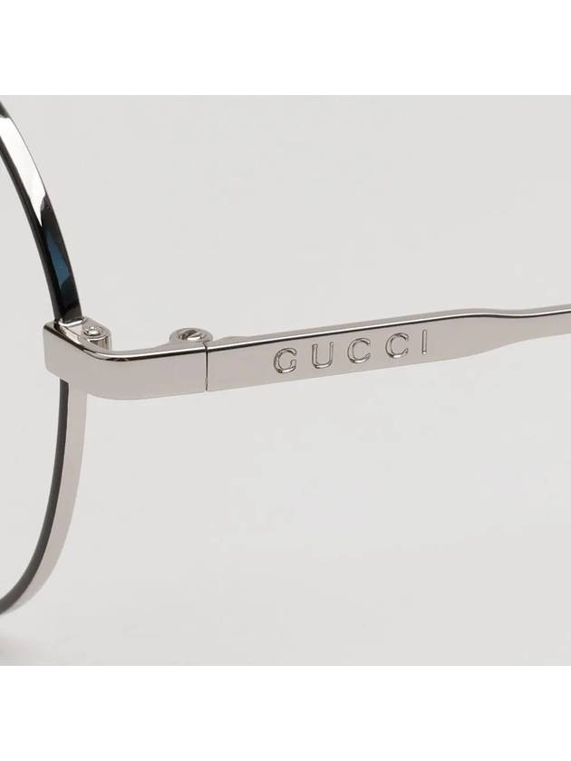 Eyewear Optical Frame Metal Glasses Black Silver - GUCCI - BALAAN 10