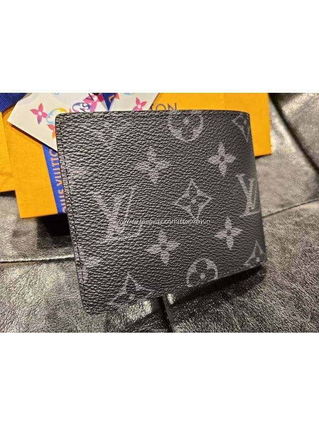 Multiple Monogram Eclipse Half Wallet Black - LOUIS VUITTON - BALAAN 5