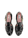 Soft Patent Fisherman Clog Sandals Black - THOM BROWNE - BALAAN 6