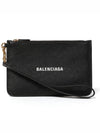 Logo Cash Card Clutch Bag Black - BALENCIAGA - BALAAN.