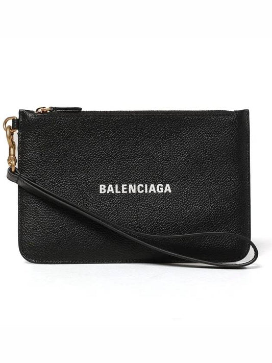 Logo XS Pouch Bag Black - BALENCIAGA - BALAAN 2