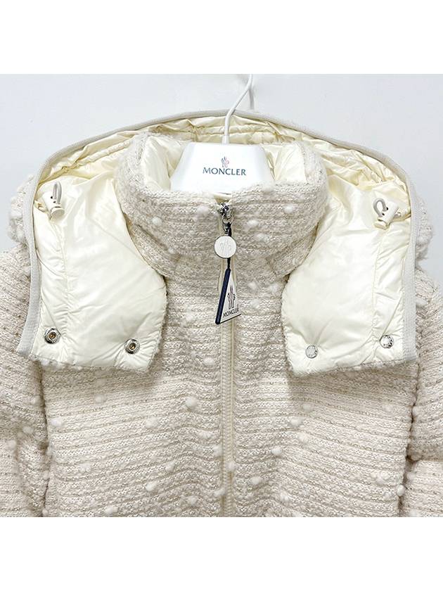 Women's Fourmines Short Down Padding White Ivory - MONCLER - BALAAN 9