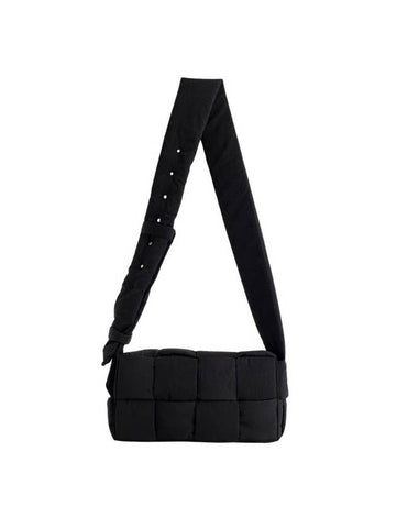 Padded Tech Cassette Cross Bag Black - BOTTEGA VENETA - BALAAN 1