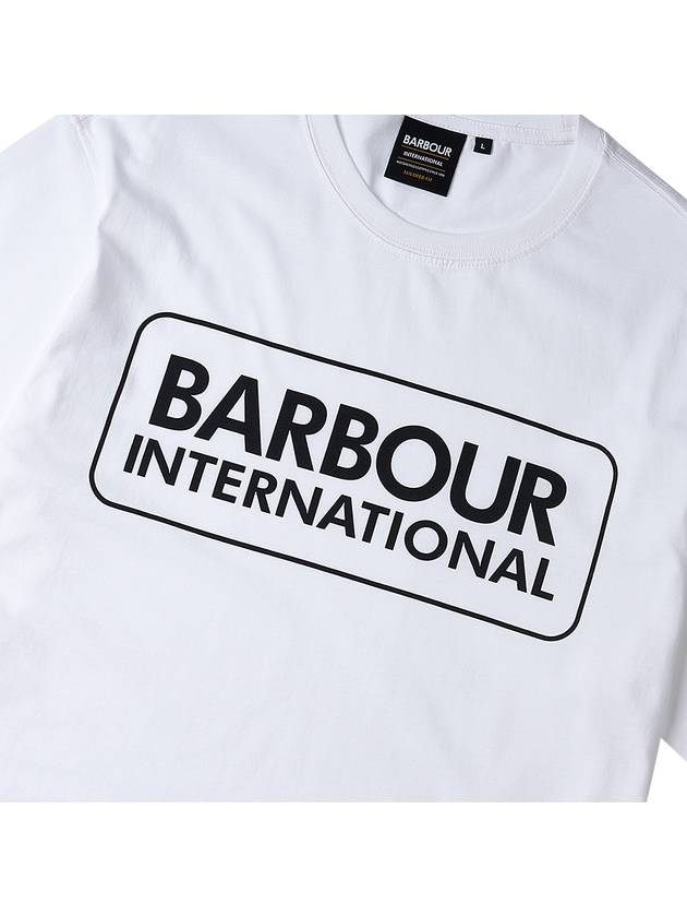 International Essential Large Logo Short Sleeve T-Shirt White - BARBOUR - BALAAN 6