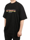 Logo Print Short Sleeve T-Shirt Black - VETEMENTS - BALAAN 2